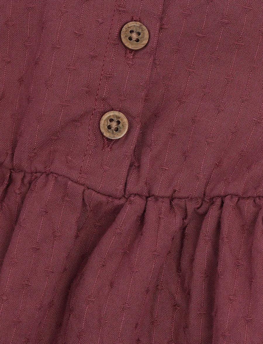 Fixoni - Dress LS Woven - langärmelige babykleider - crushed berry - 2
