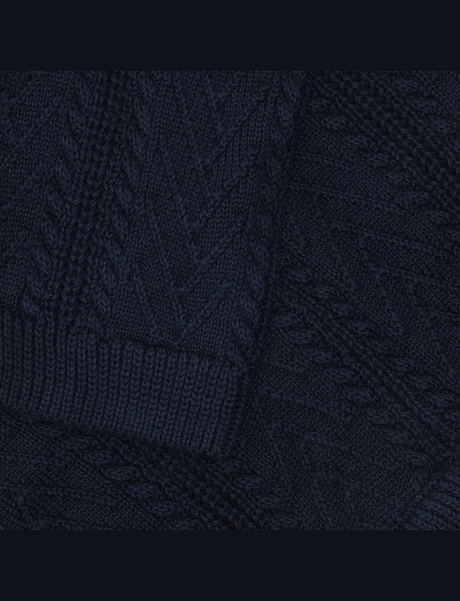 Fixoni - Pants Knit - babybukser - navy blazer - 2