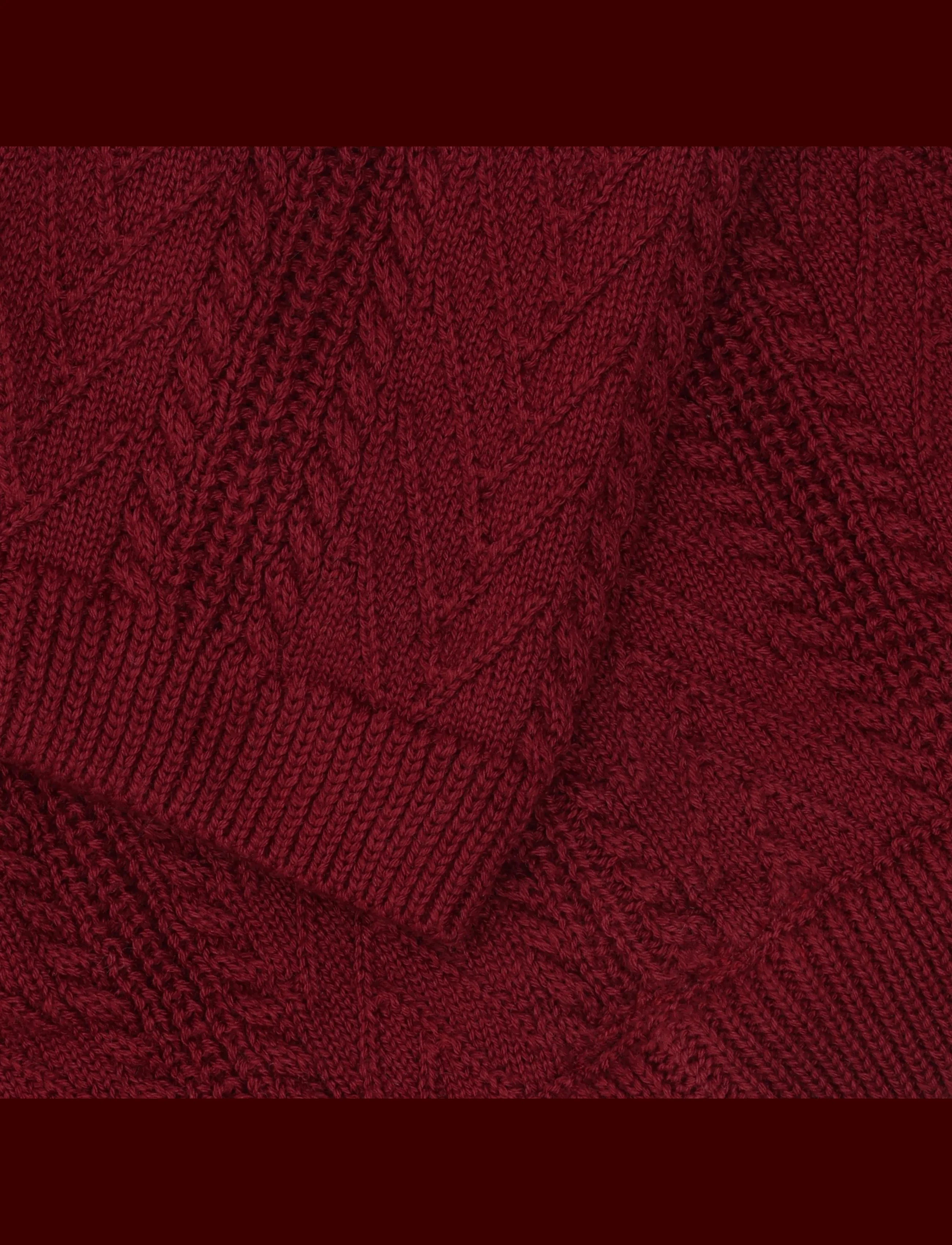 Fixoni - Pants Knit - tibetan red - 2
