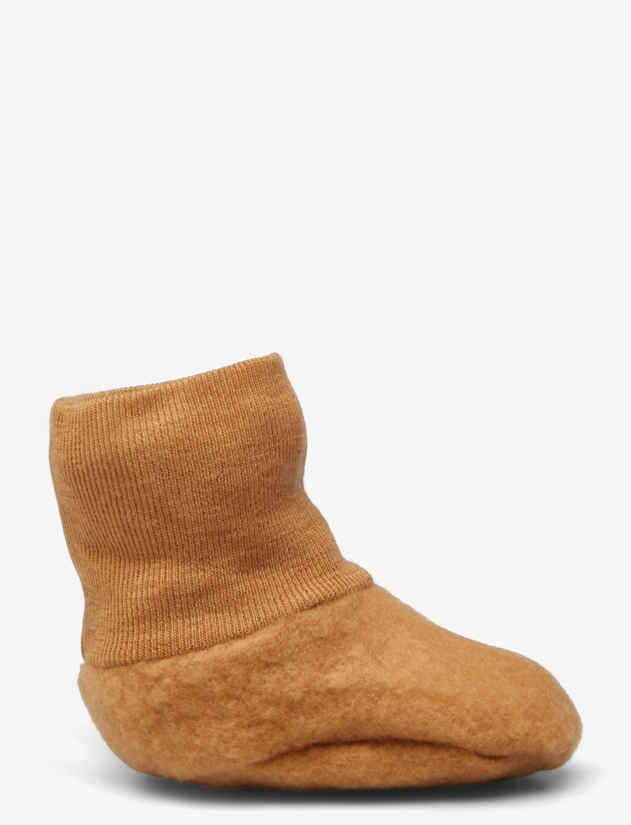 Fixoni - Footies - single layer - babystrikstøvler - brown sugar - 1
