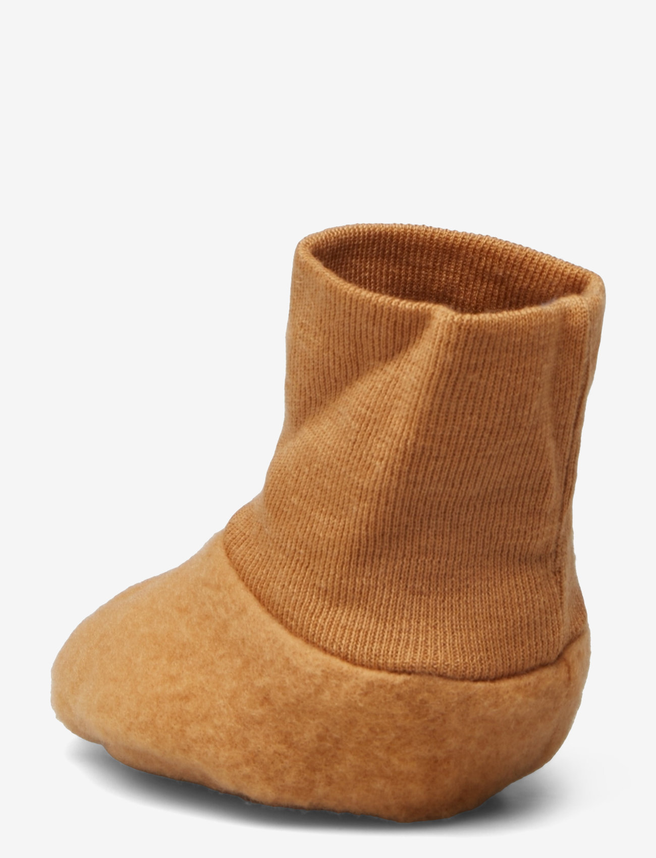 Fixoni - Footies - single layer - babystrikstøvler - brown sugar - 2