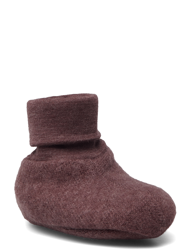 Fixoni - Footies - single layer - babystrikstøvler - huckleberry melange - 0