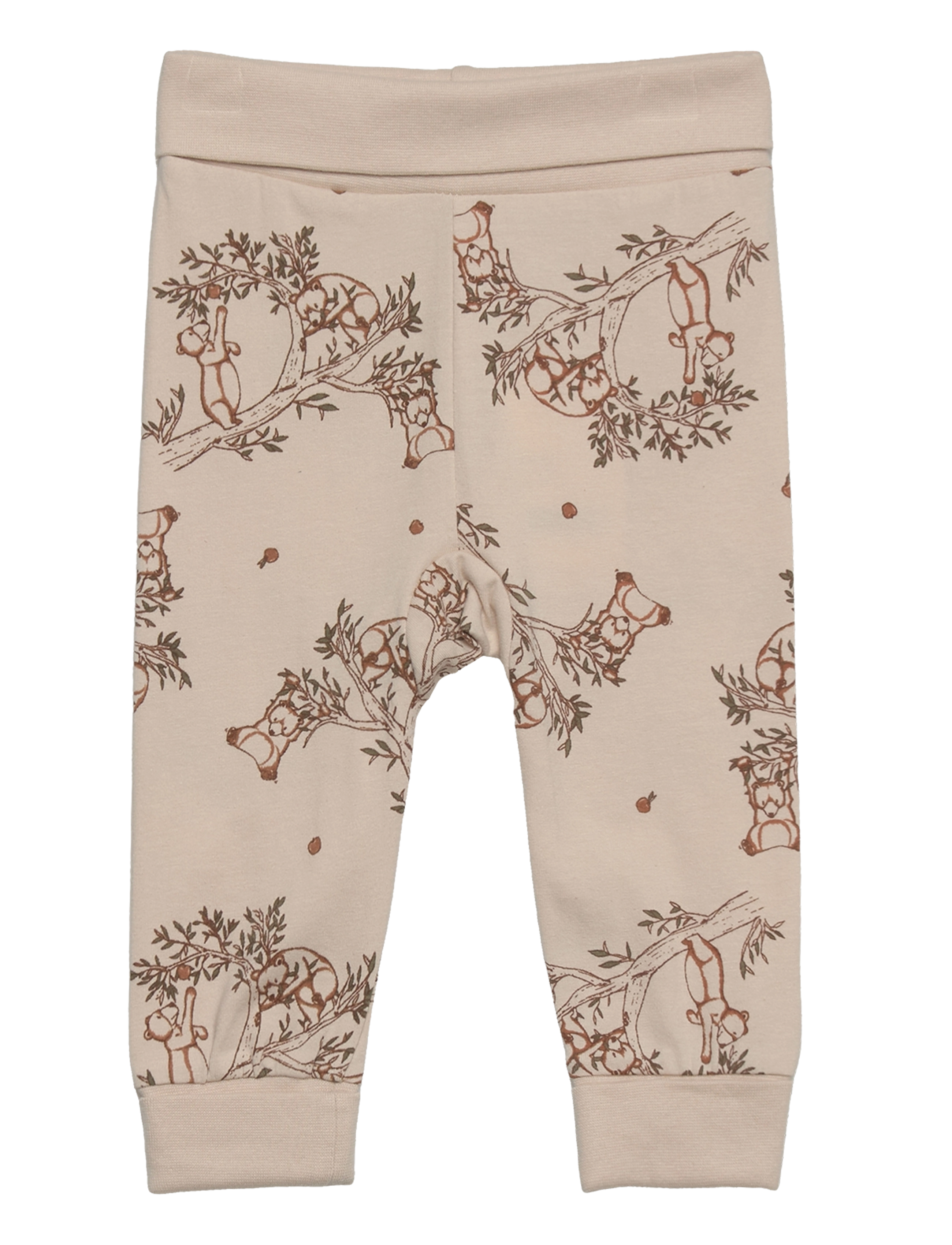 Fixoni Leggings W.aop, 62, Unterteile, Beige - Leggings, Kinder