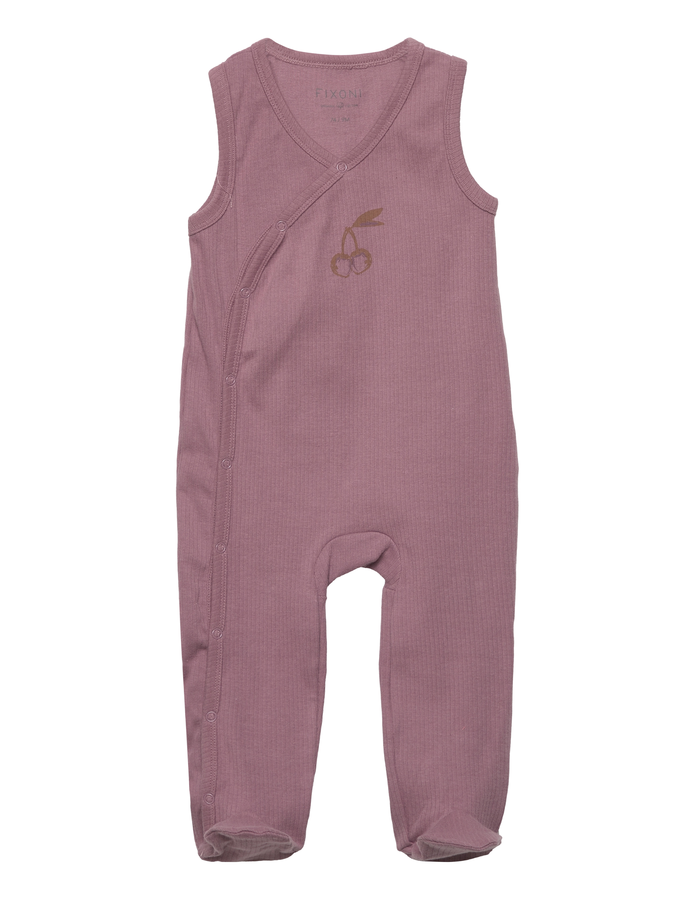 Fixoni - Body LS w.Romper - sett með samfellu - hushed violet - 2