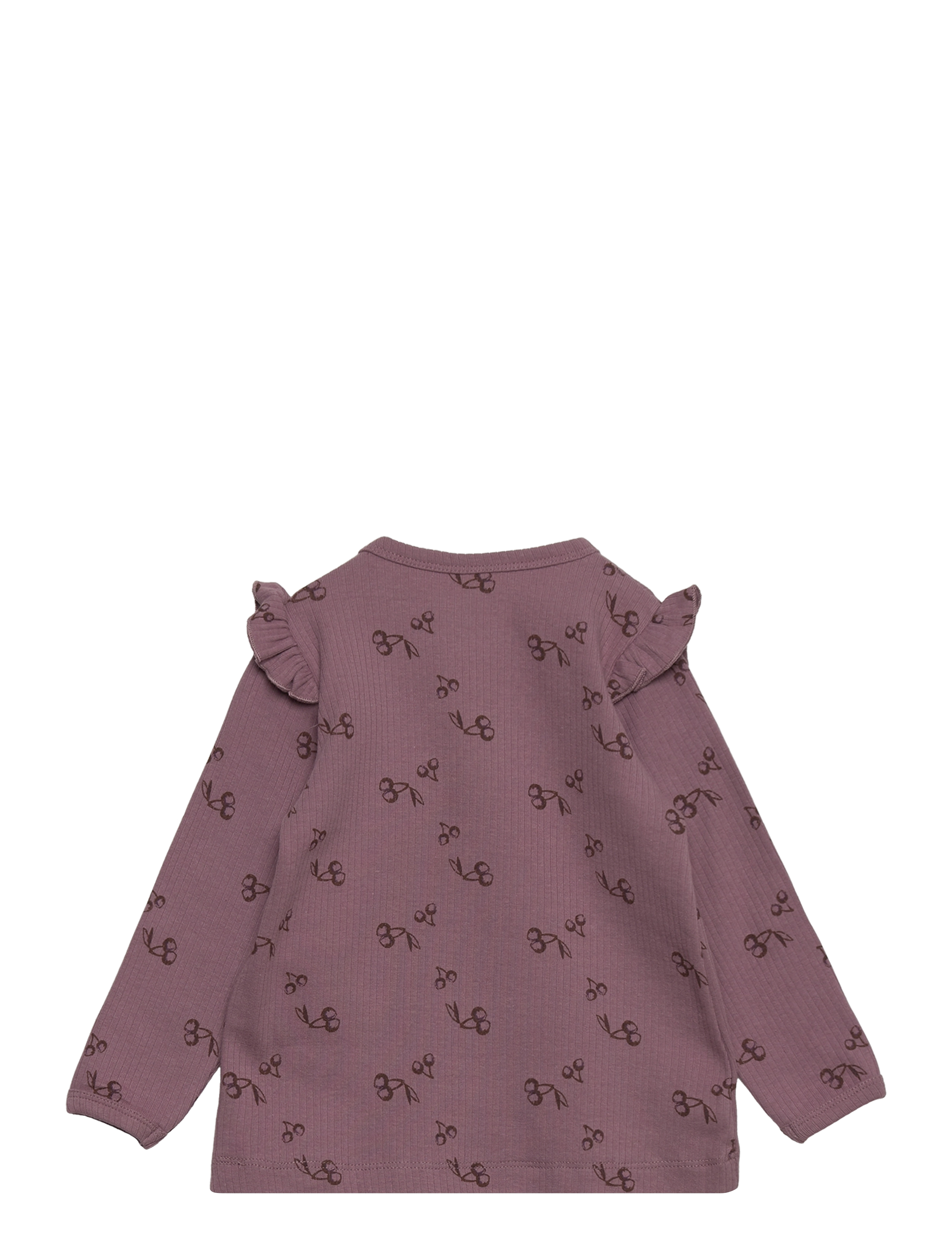 Fixoni - Blouse LS w.AOP - Girls - langärmelig - grape shake - 1