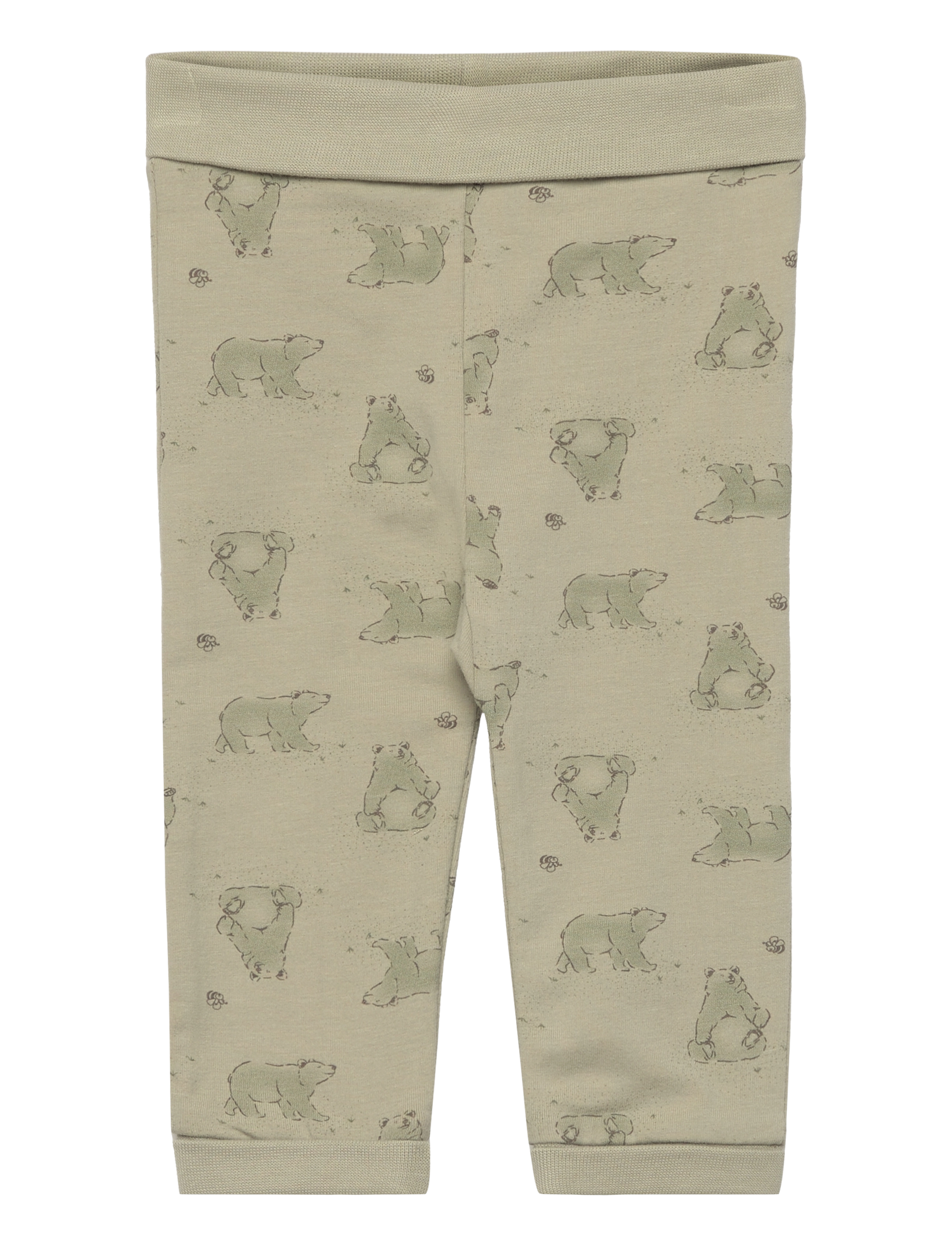 Fixoni Pants Aop, 32, Green, Underdele > Leggings, Børn