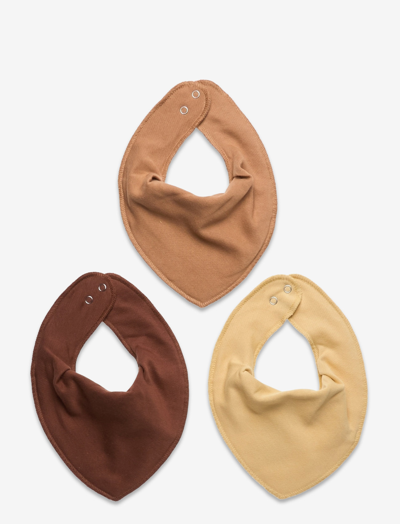 Fixoni - Bandana Bibs 3-pack - dry bibs - straw - 0