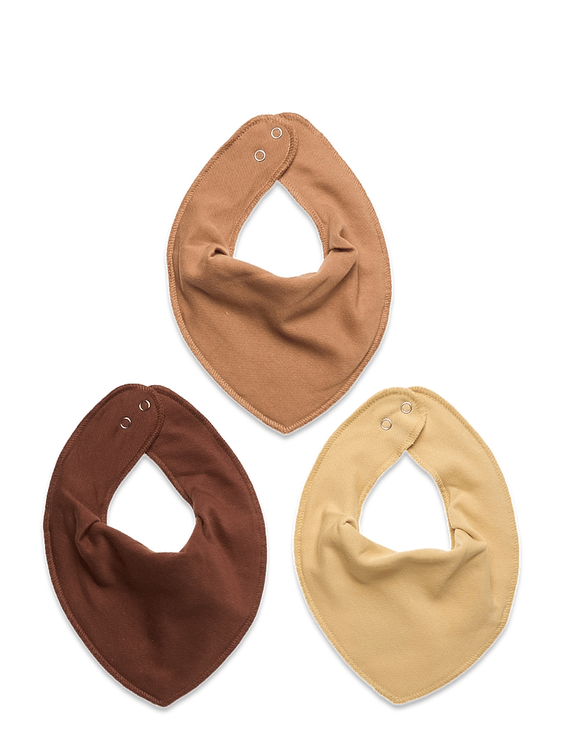 Fixoni - Bandana Bibs 3-pack - dry bibs - straw - 0