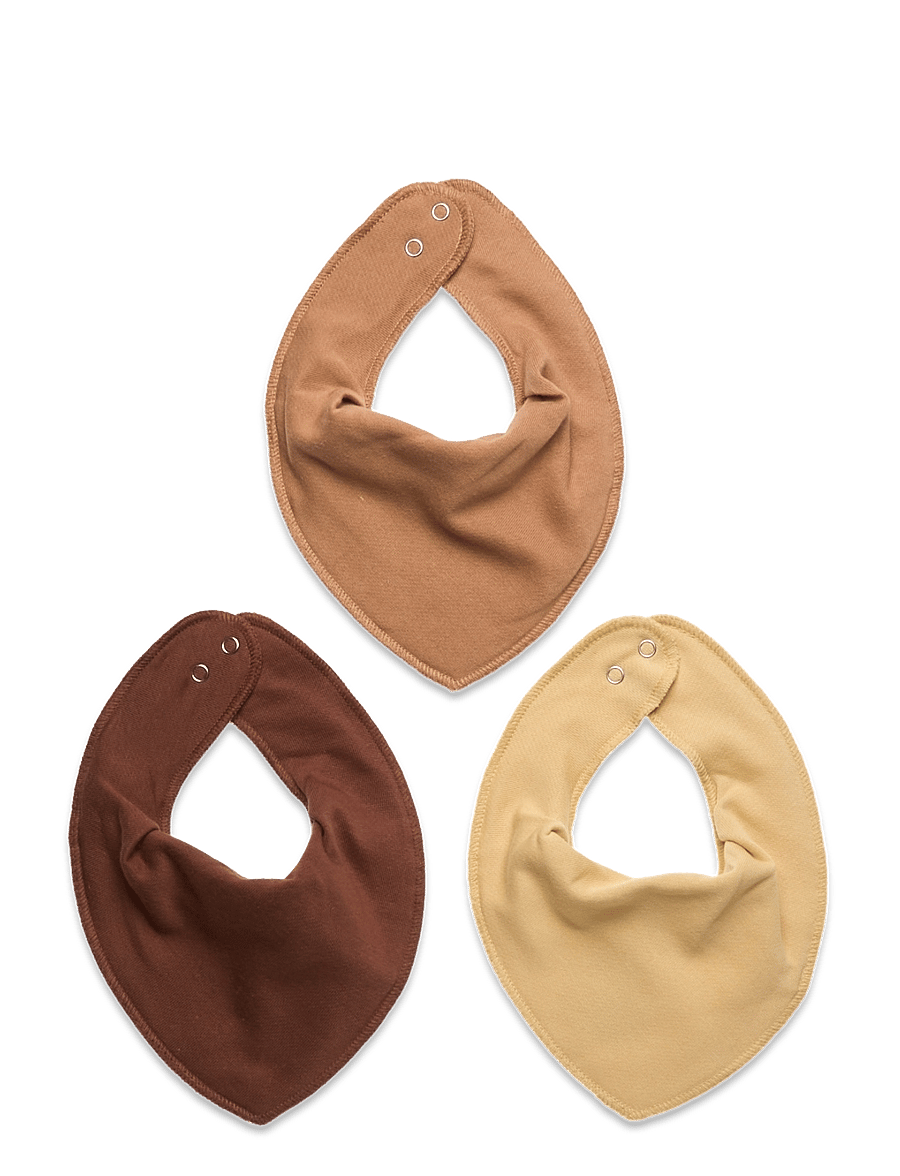 Fixoni - Bandana Bibs 3-pack - kuolalaput - straw - 0