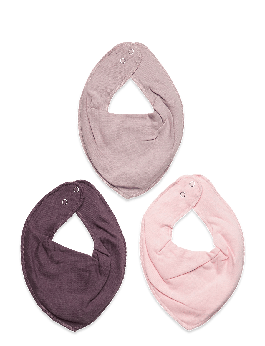Fixoni - Bandana Bibs 3-pack - die niedrigsten preise - rose - 0