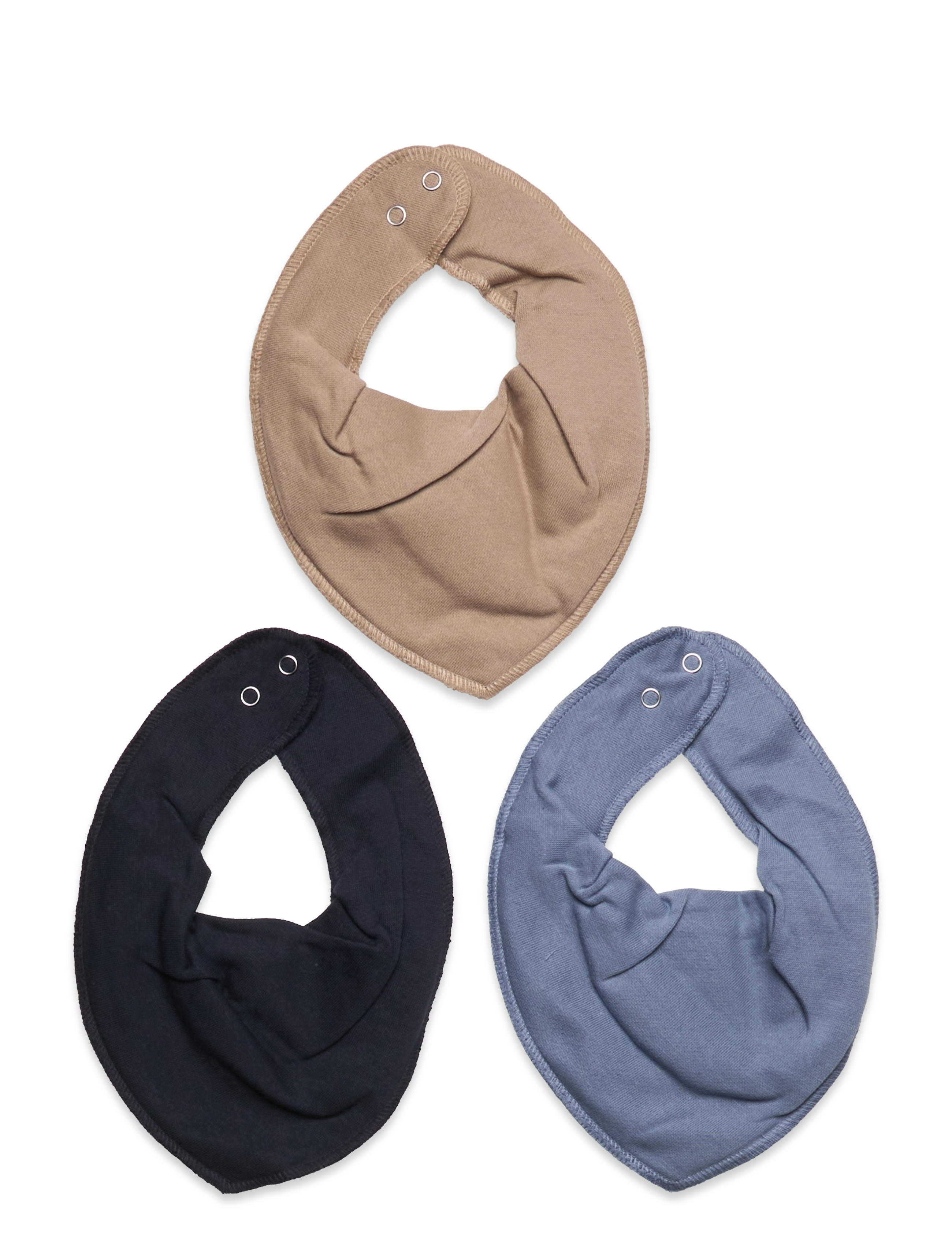Fixoni Bandana Bibs 3-pack - Babyprodukte - DARK NAVY / navy