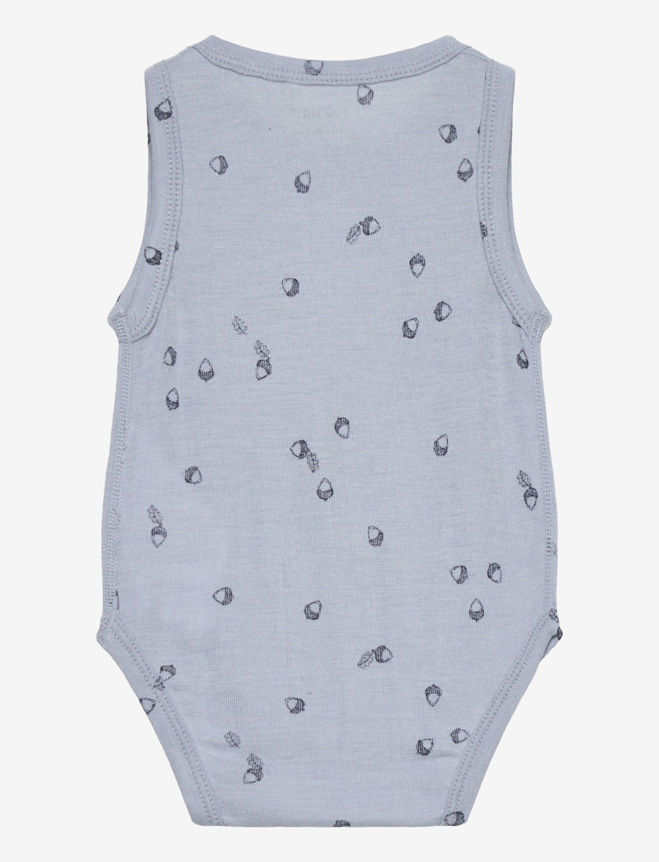 Fixoni - Body NS - uldundertøj baby - blue fog - 1
