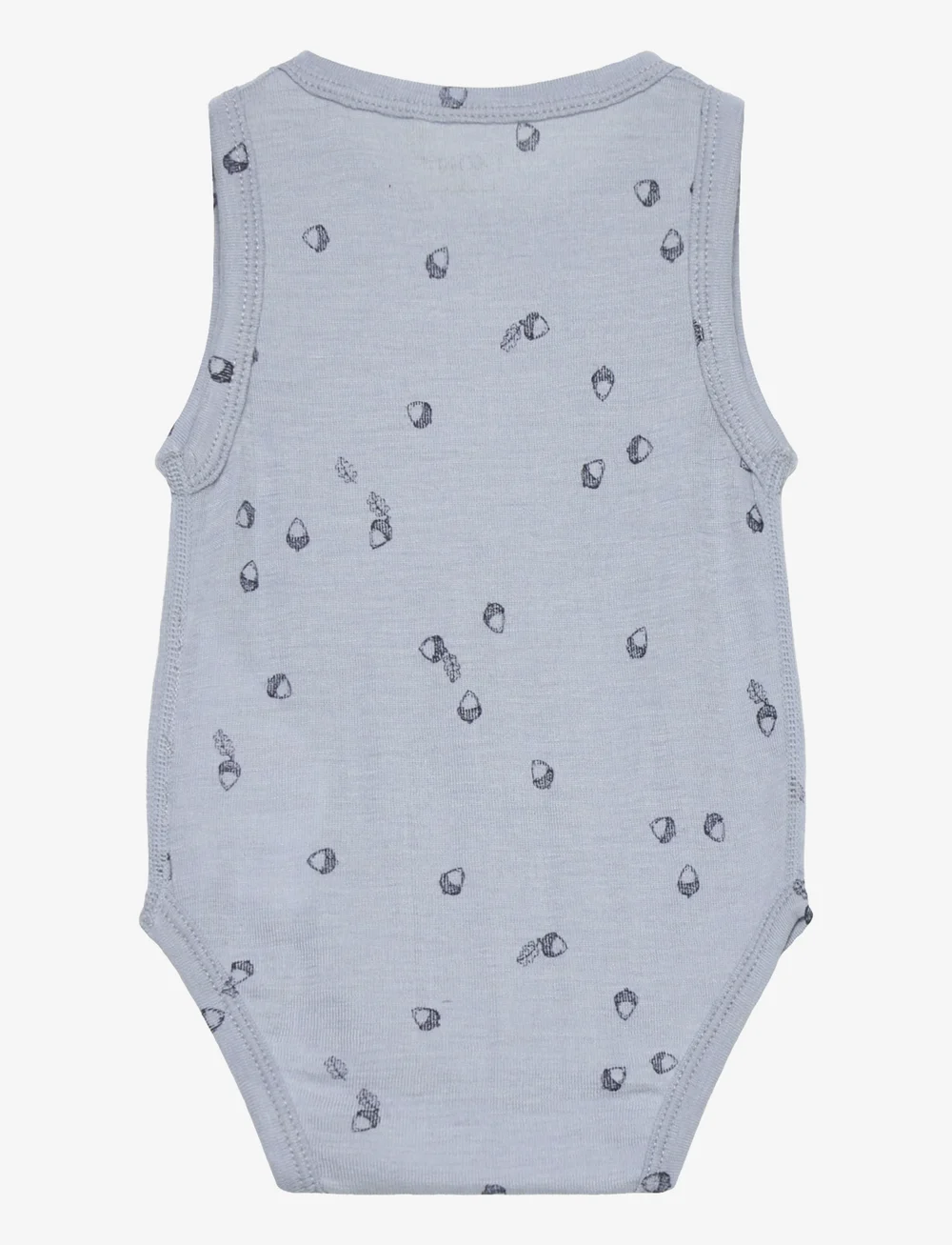 Fixoni - Body NS - uldundertøj baby - blue fog - 1