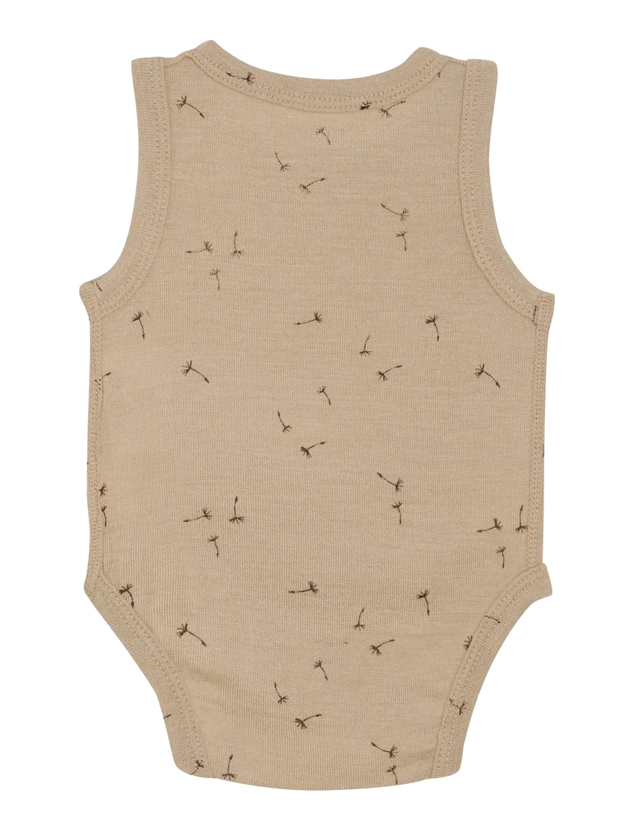 Fixoni - Body NS - uldundertøj baby - light taupe - 1