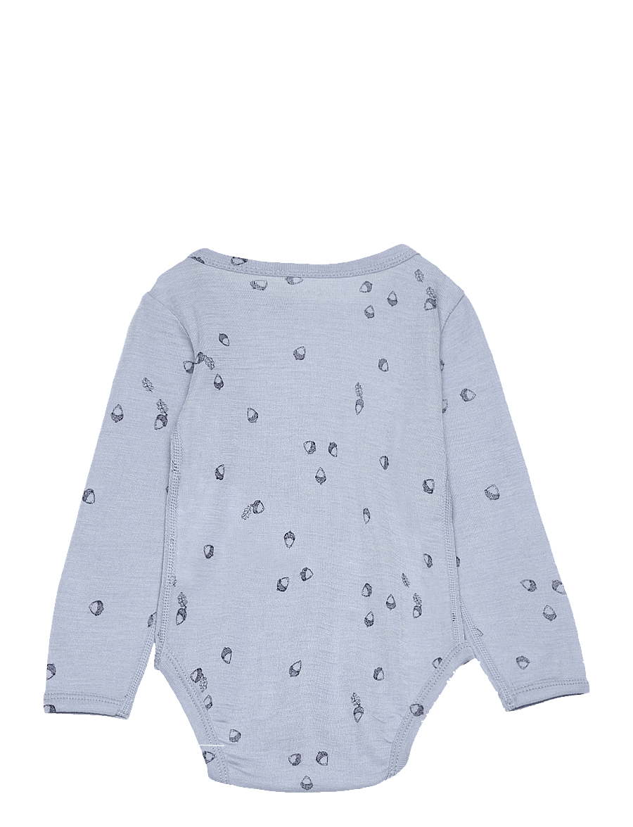 Fixoni - Body LS - alusriided beebidele - blue fog - 1