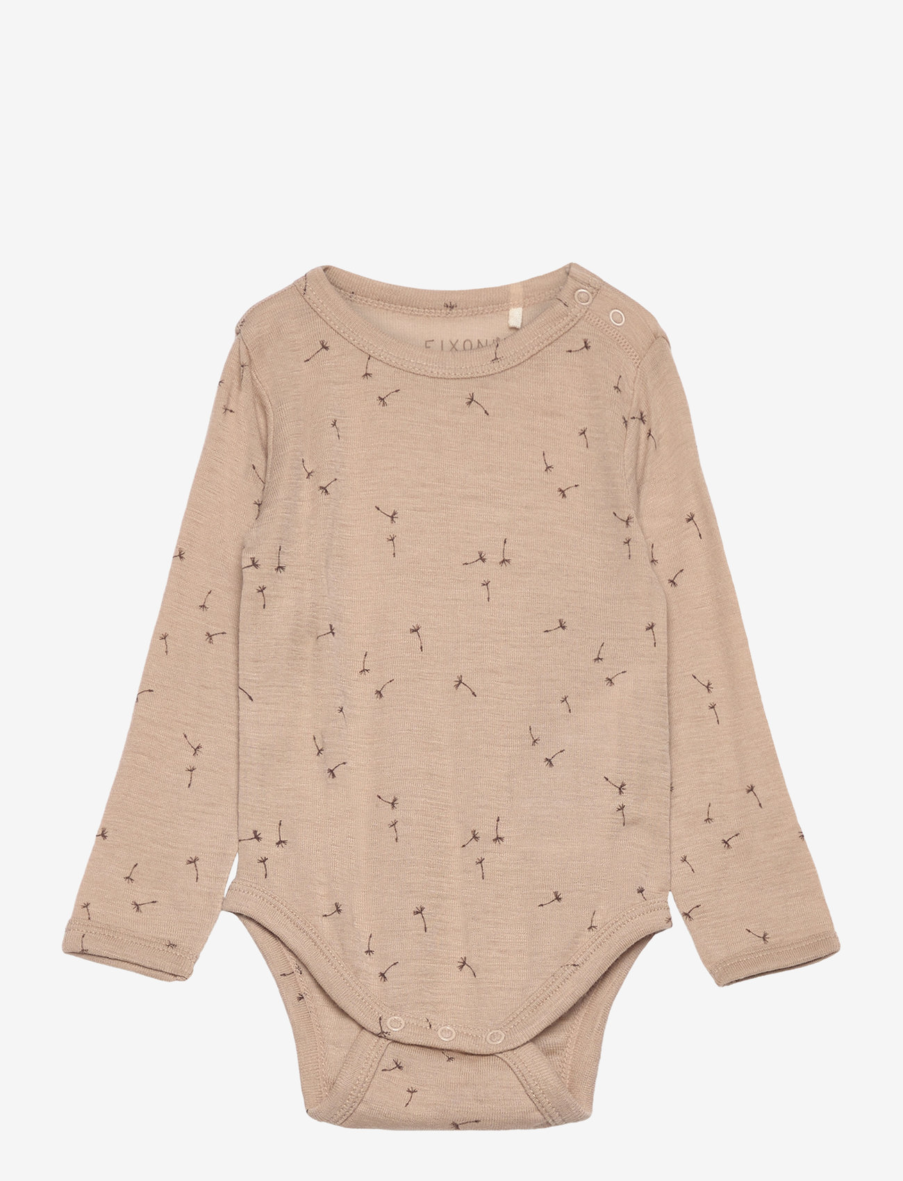 Fixoni - Body LS - base layer baby - light taupe - 0