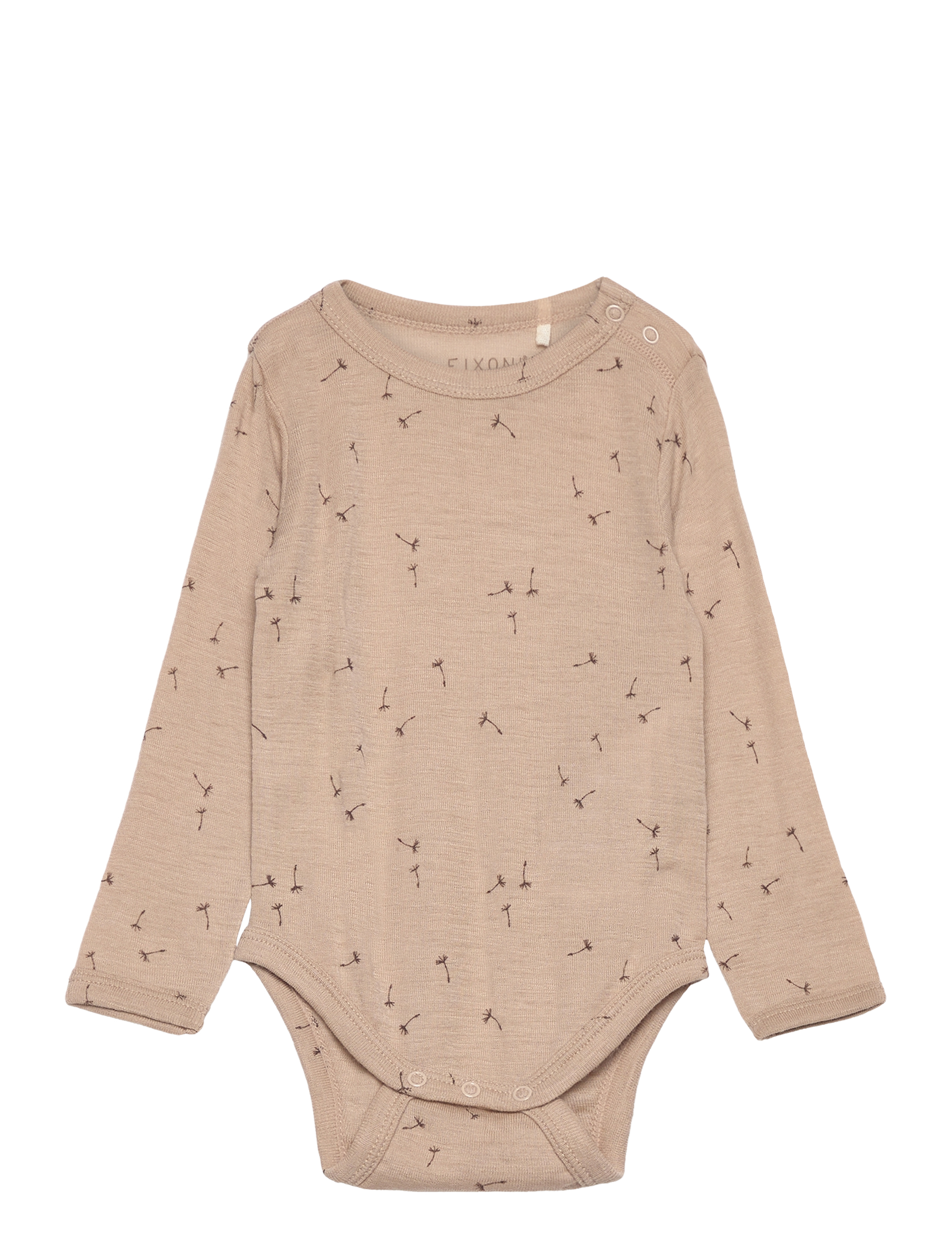 Fixoni Body LS - Uldundertøj baby - LIGHT TAUPE / beige