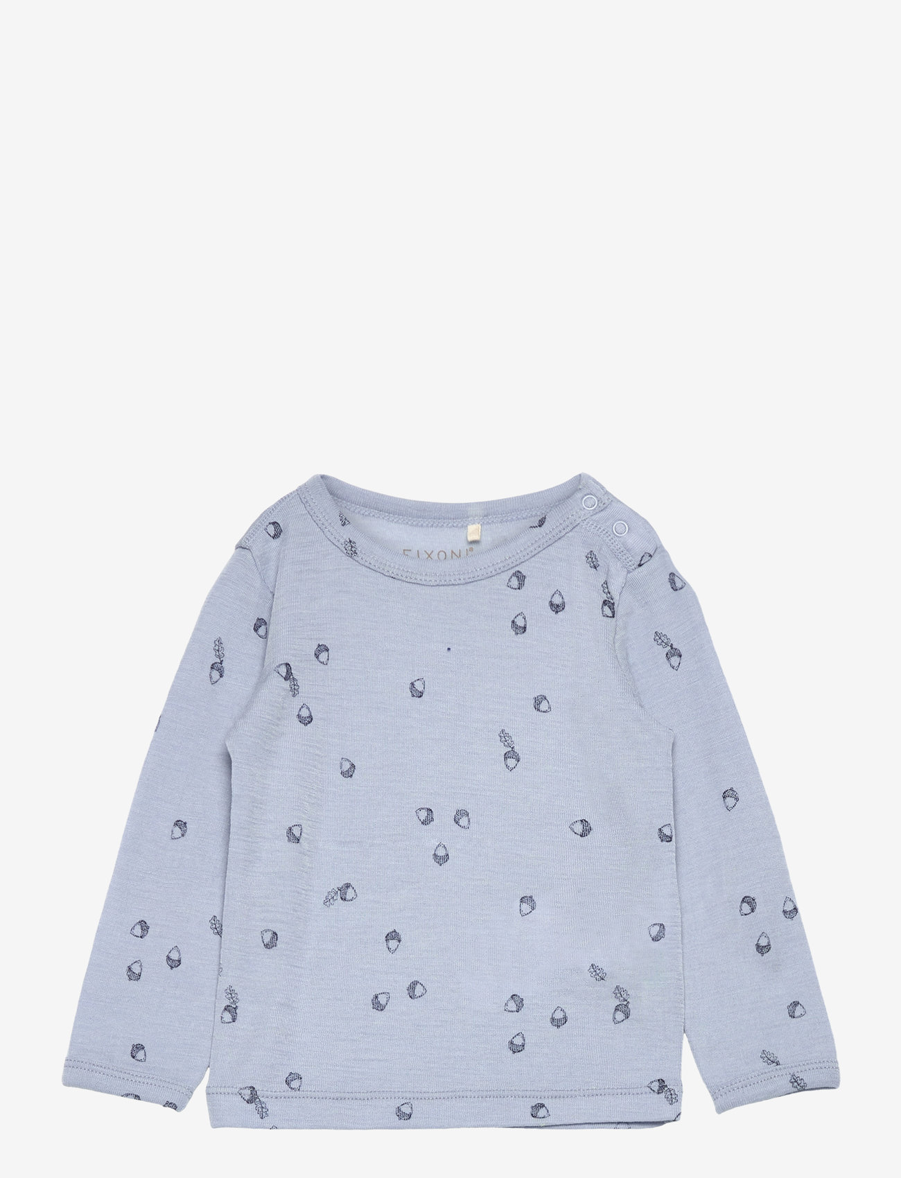 Fixoni - Blouse LS - långärmade t-shirts - blue fog - 0