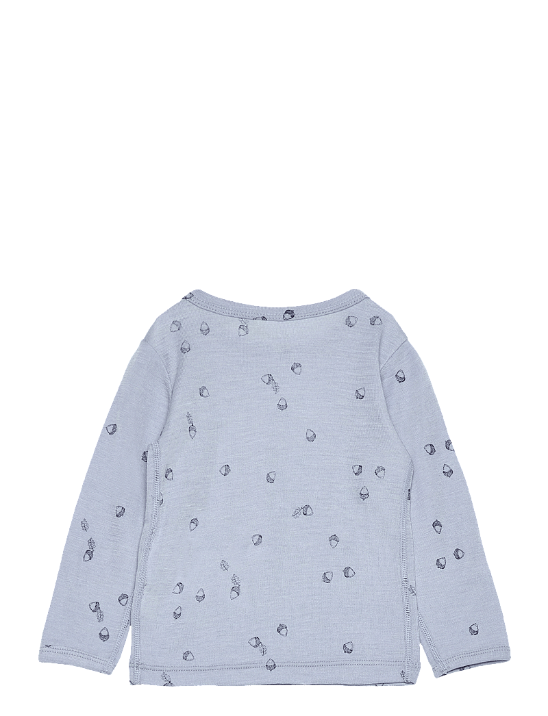 Fixoni - Blouse LS - långärmade t-shirts - blue fog - 1