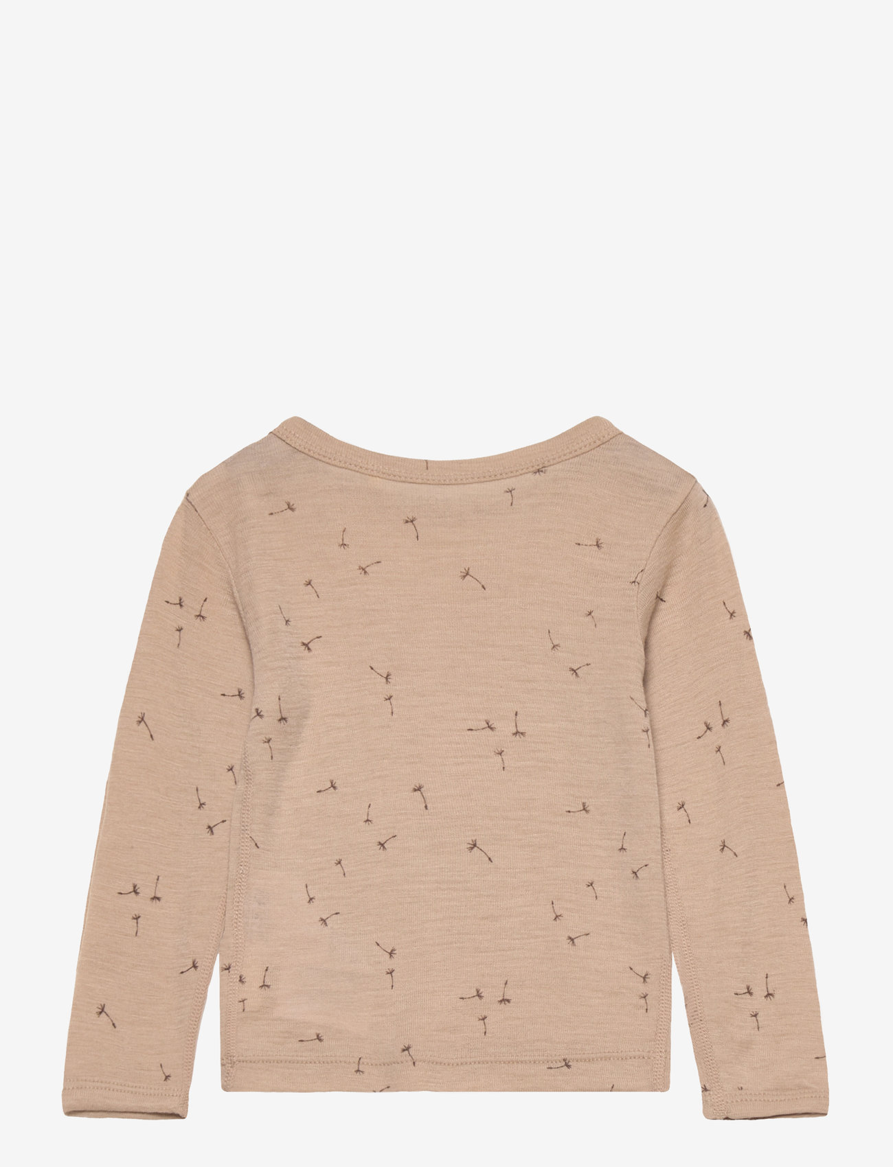Fixoni - Blouse LS - langærmede t-shirts - light taupe - 1