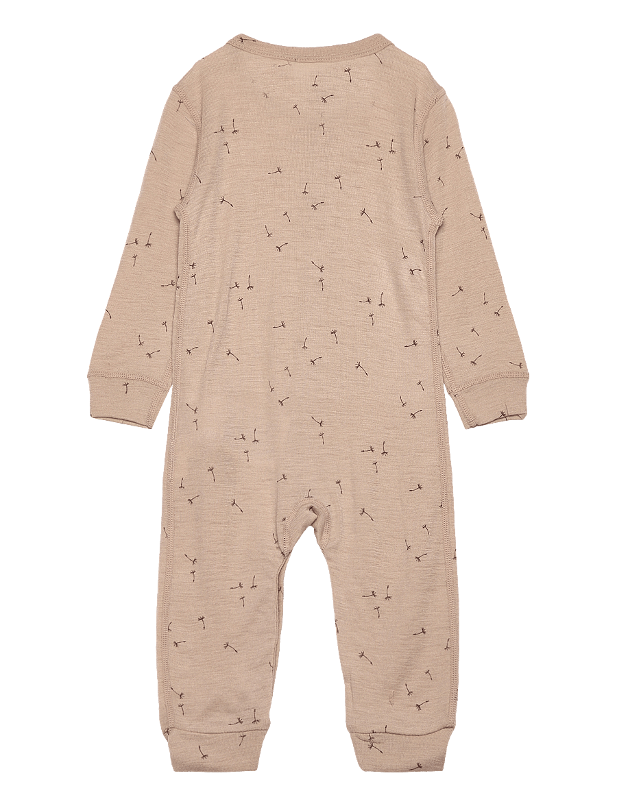 Fixoni - Jumpsuit - baselayer til baby - light taupe - 1