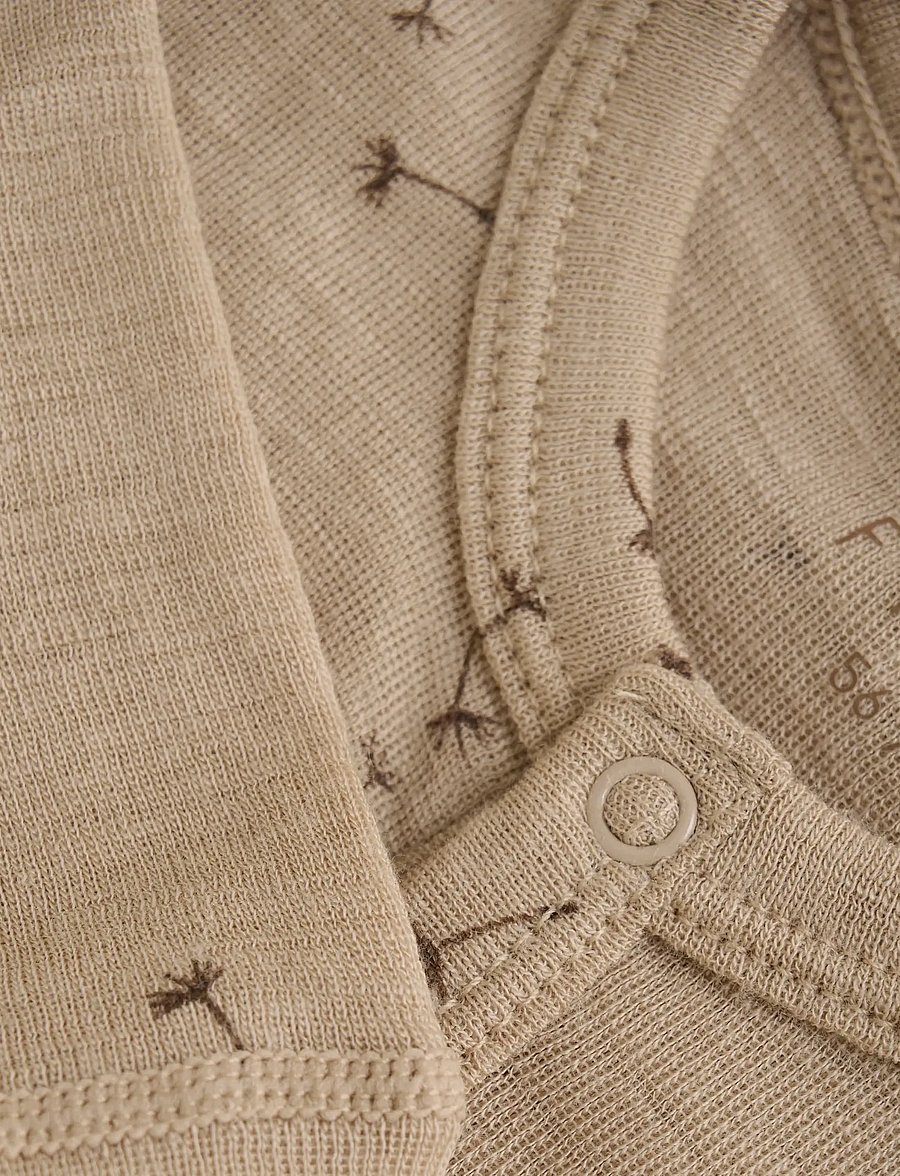 Fixoni - Jumpsuit - baselayer til baby - light taupe - 2