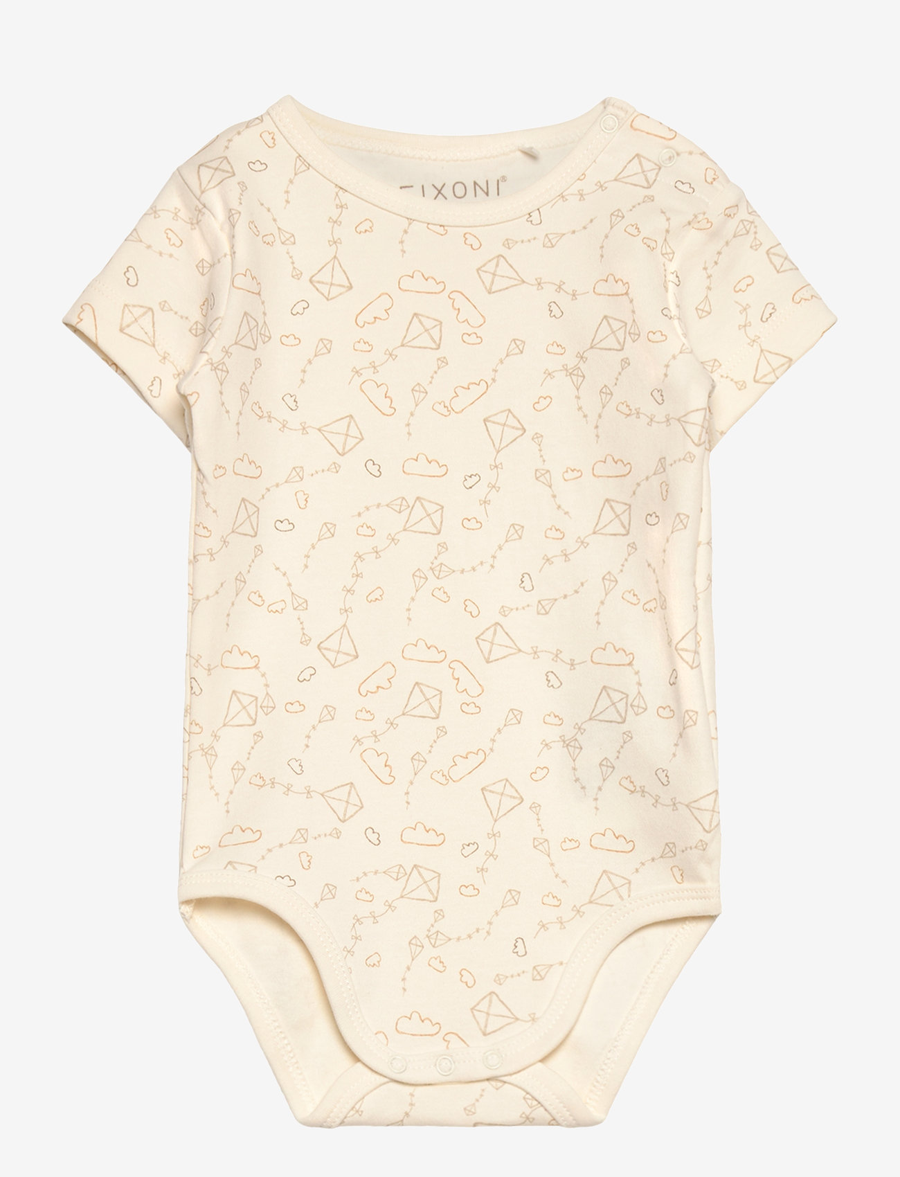 Fixoni - Body SS w.AOP - laveste priser - marshmallow - 0