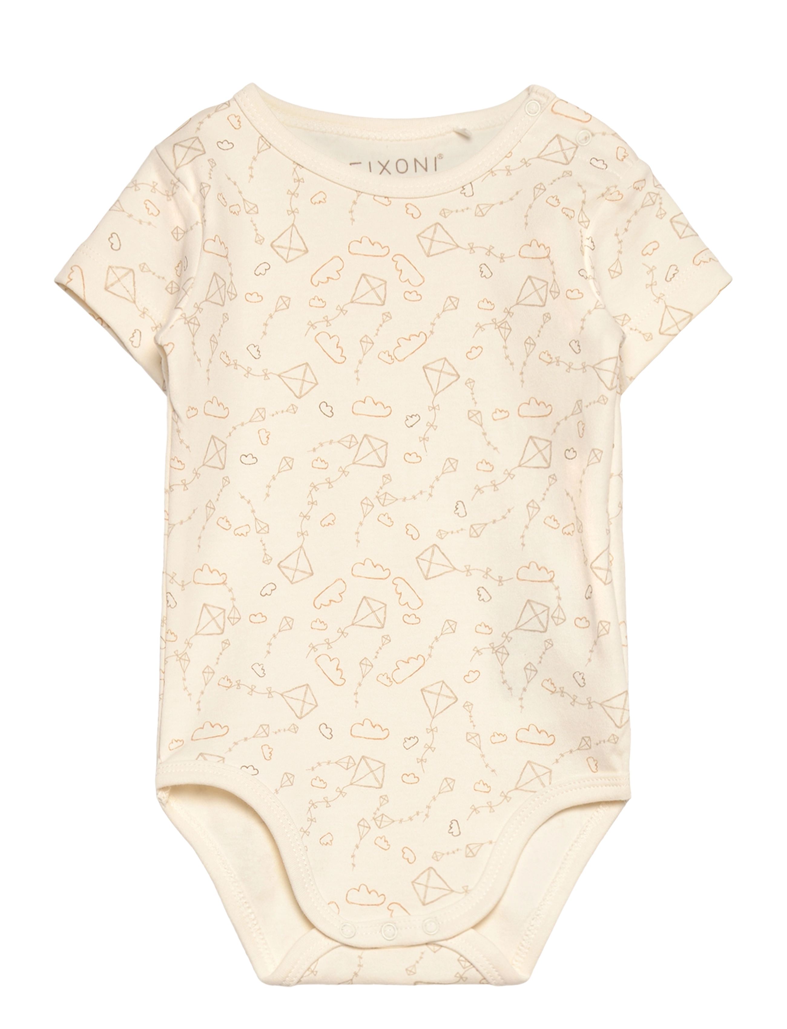 Fixoni Body SS w.AOP - Riided - MARSHMALLOW / cream