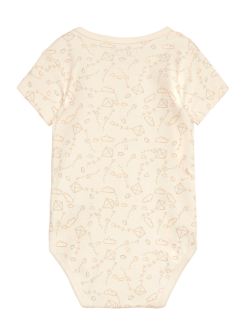 Fixoni - Body SS w.AOP - short-sleeved bodies - marshmallow - 1