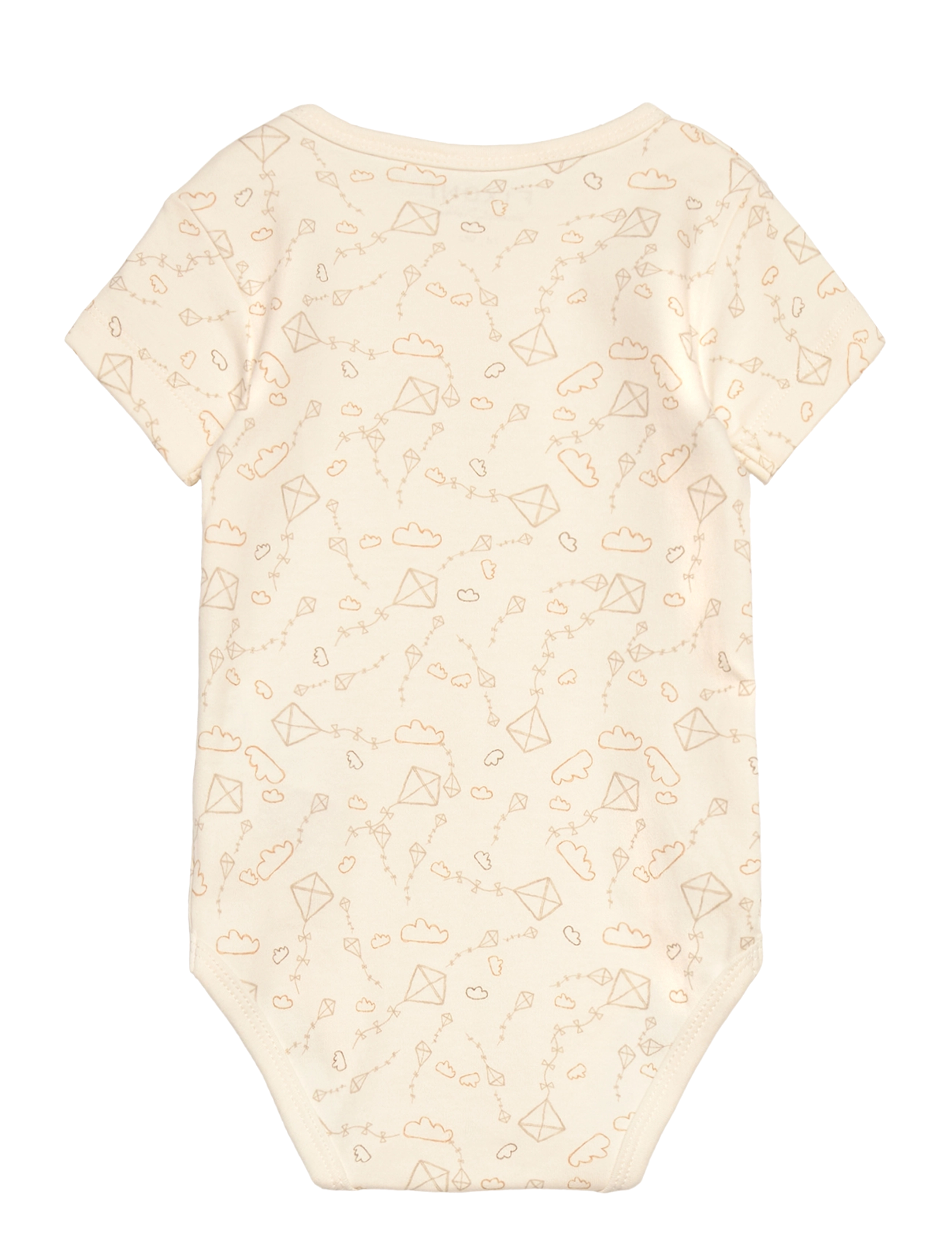 Fixoni - Body SS w.AOP - kortærmede bodyer - marshmallow - 1