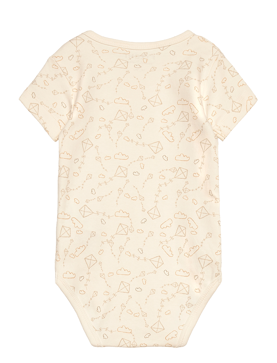 Fixoni - Body SS w.AOP - kortærmede bodyer - marshmallow - 1