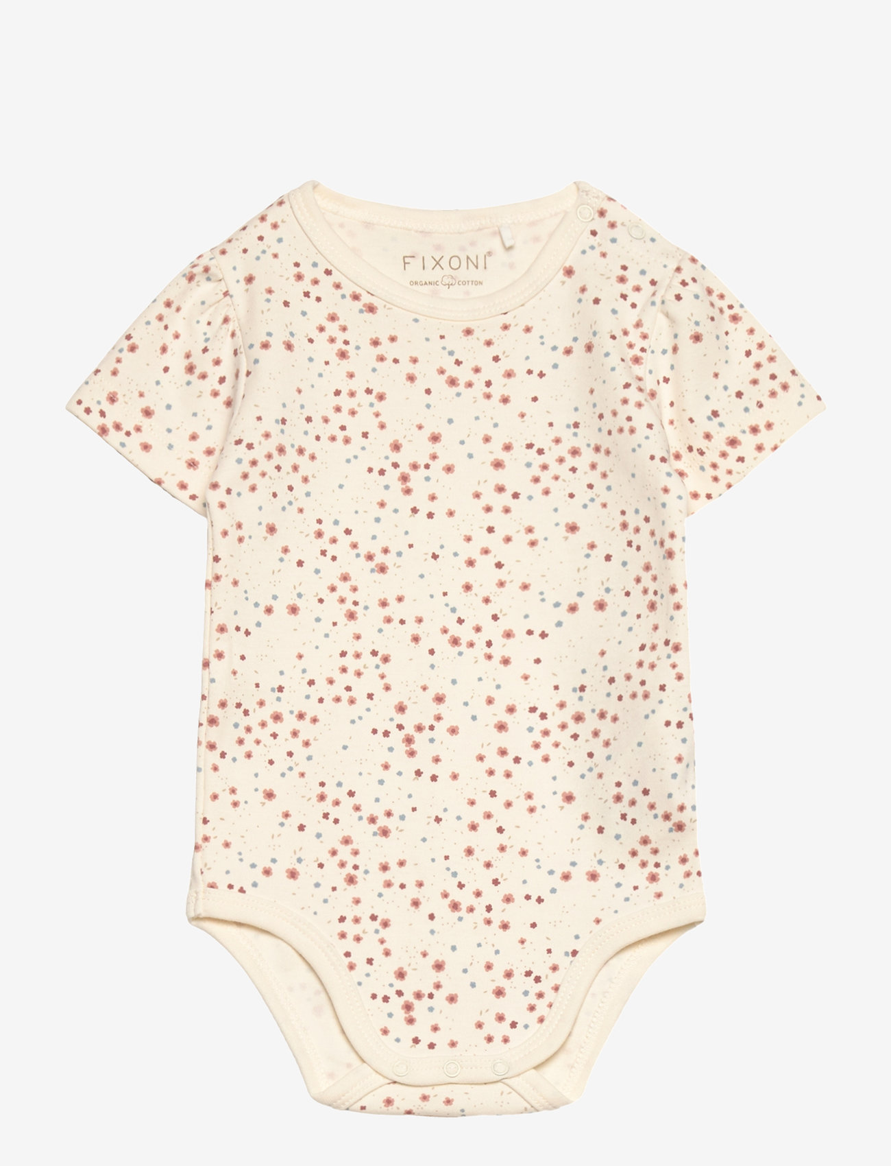 Fixoni - Body SS w.AOP - kortærmede bodyer - misty rose - 0