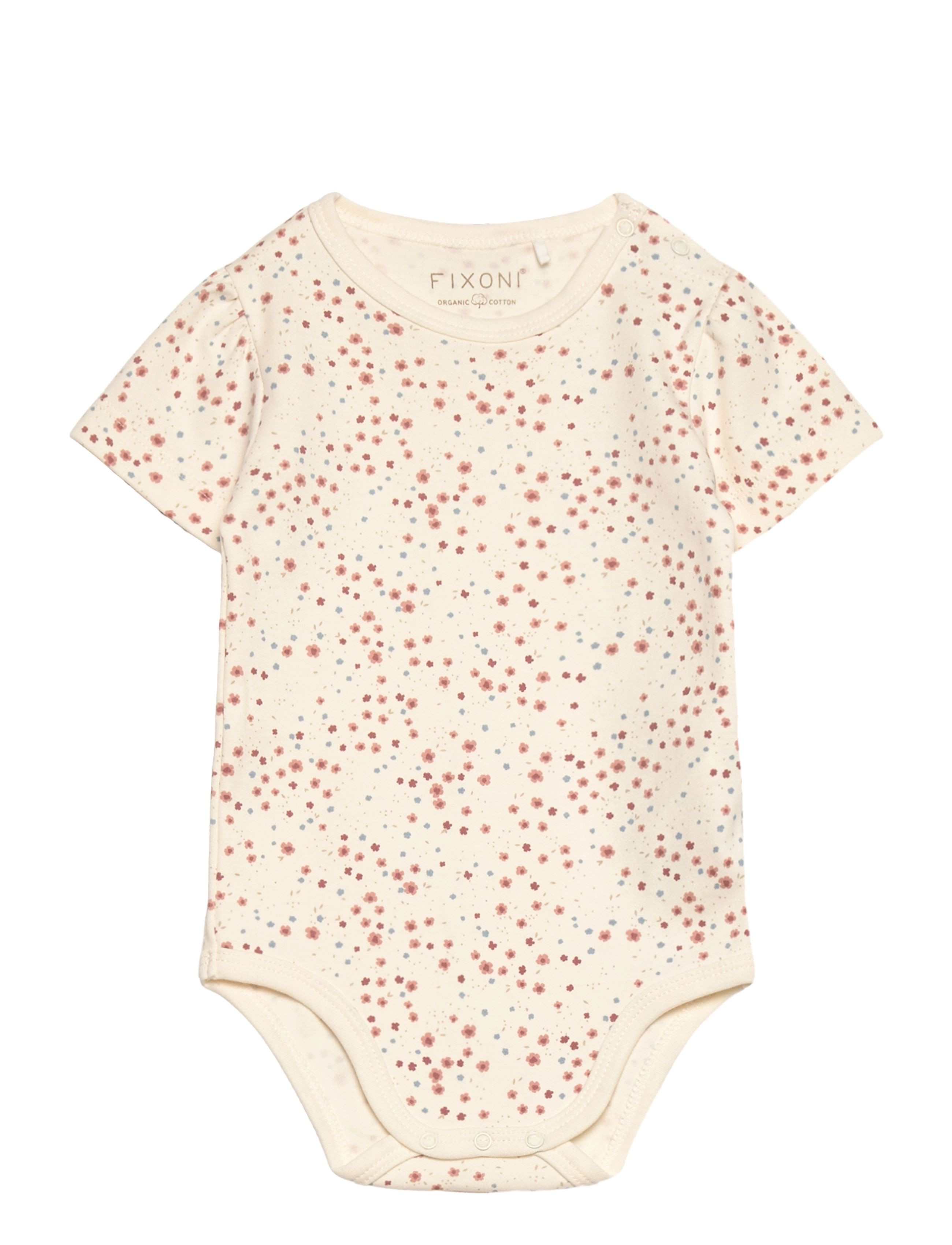 Fixoni Body SS w.AOP - Riided - MISTY ROSE / cream