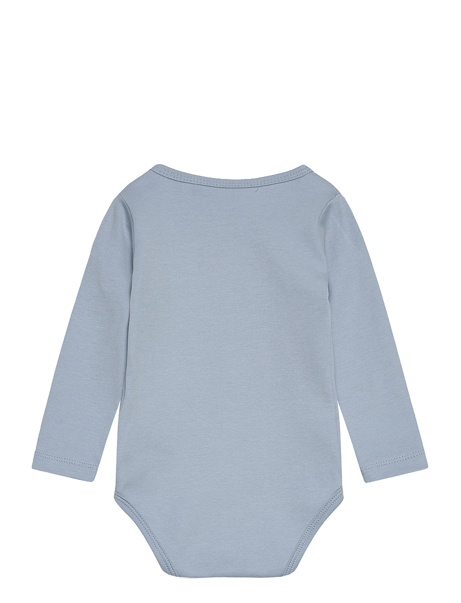 Fixoni - Body LS Solid - langærmede bodyer - ashley blue - 1