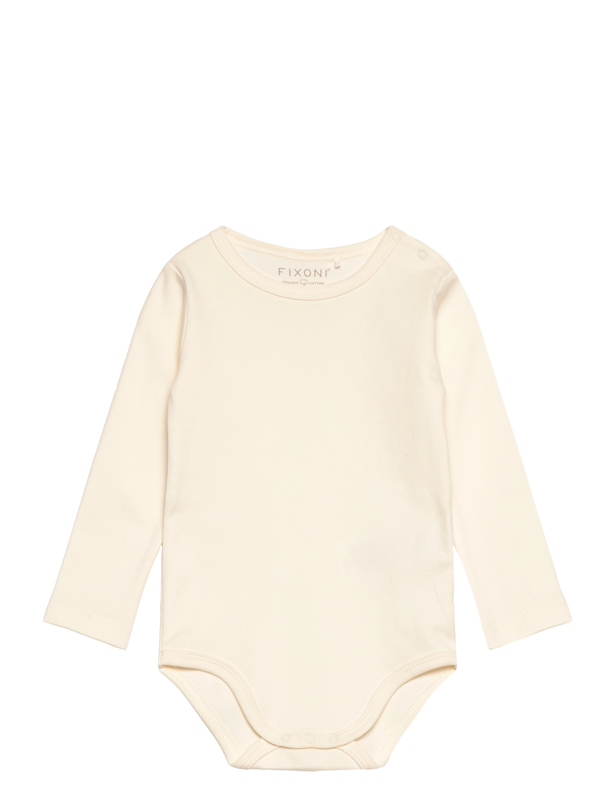 Fixoni Body Ls Solid, 50, Cream, Bodys > Langærmede, Børn