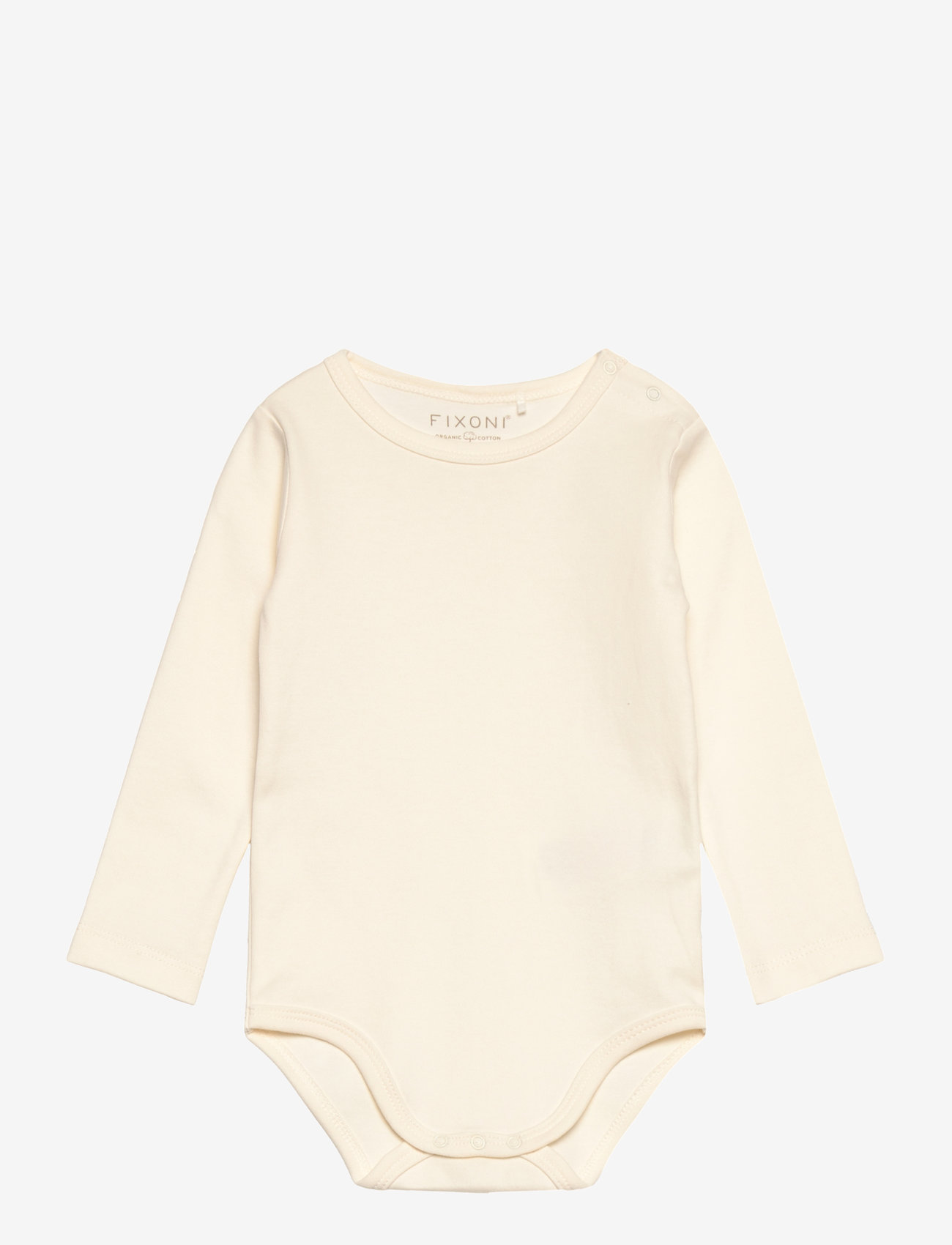 Fixoni - Body LS Solid - långärmade bodies - marshmallow - 0