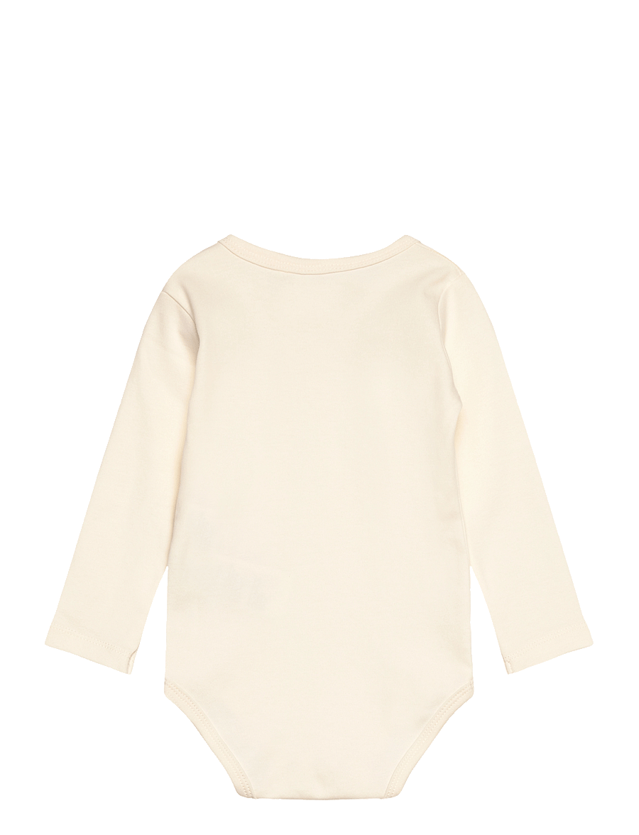 Fixoni - Body LS Solid - langærmede bodyer - marshmallow - 1