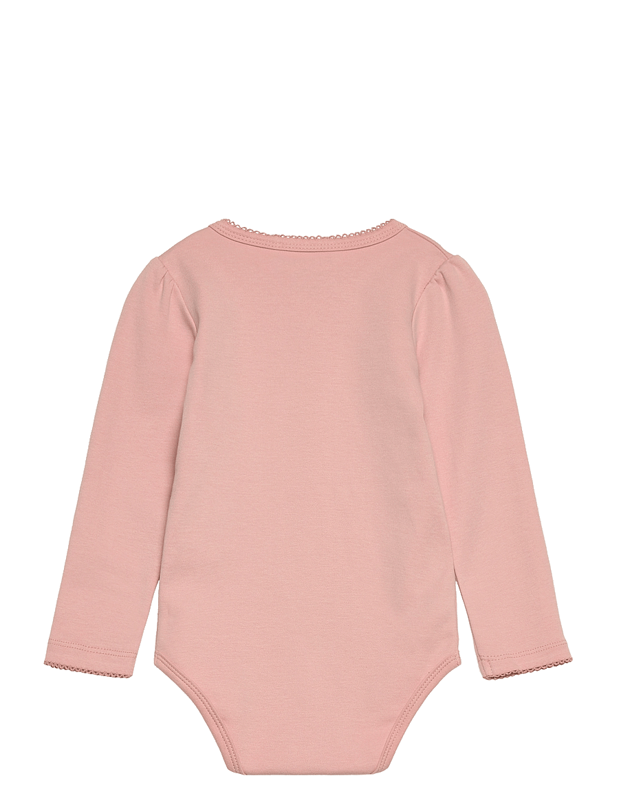 Fixoni - Body LS Solid - pikkade varrukatega bodid - misty rose - 1