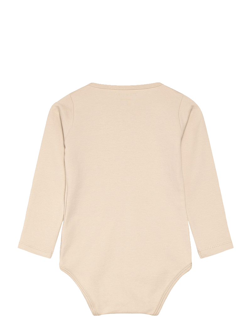 Fixoni - Body LS Solid - långärmade bodies - oatmeal - 1