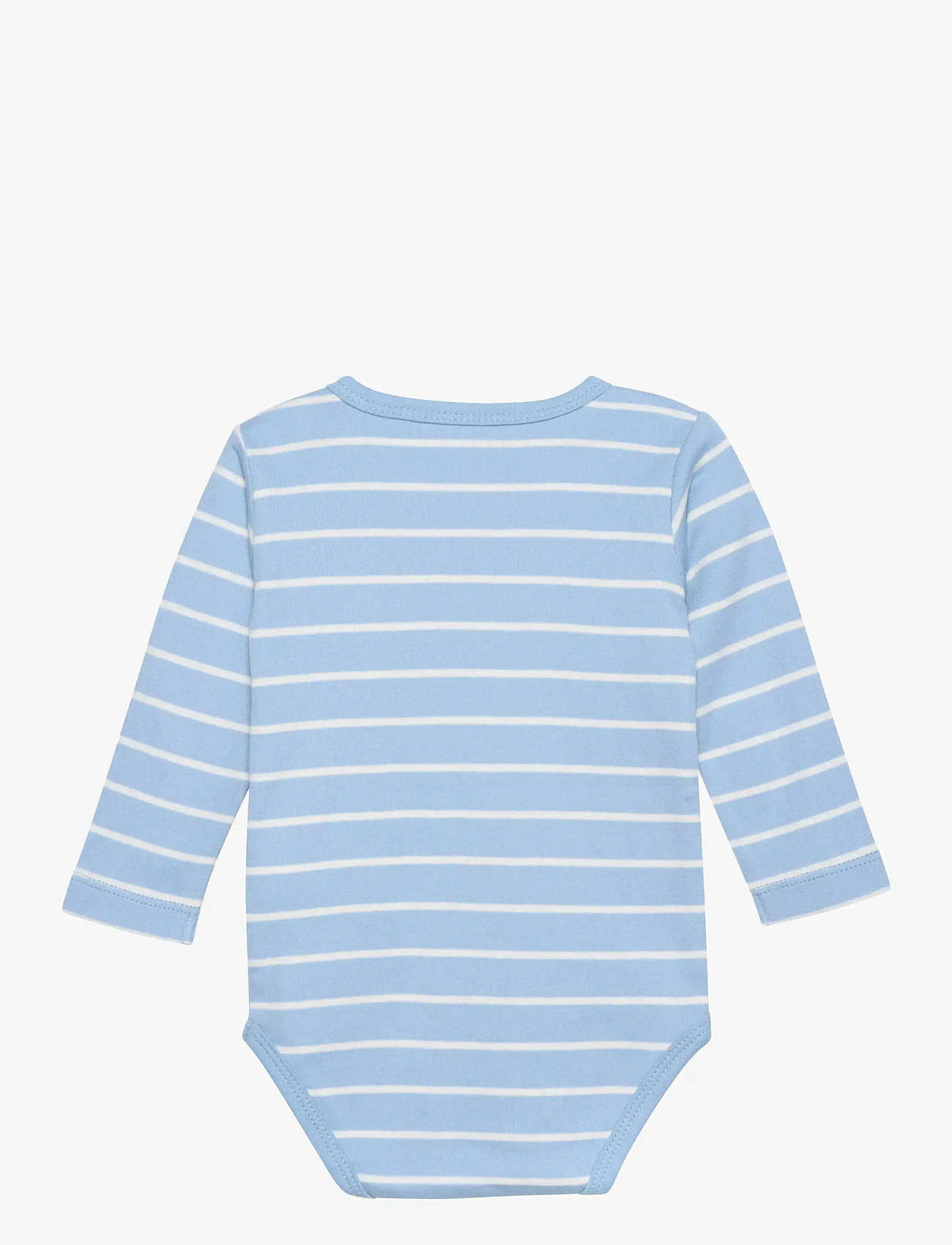 Fixoni - Body LS w. YD stripe - langärmelige bodys - ashley blue - 1