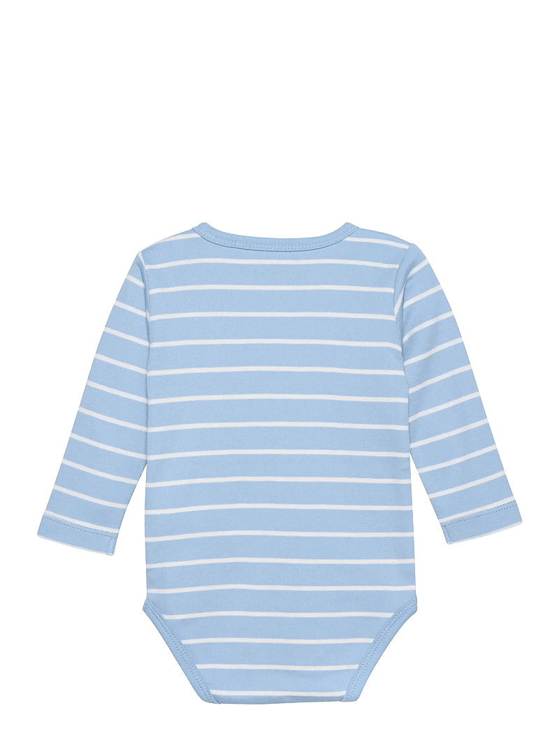 Fixoni - Body LS w. YD stripe - langärmelige bodys - ashley blue - 1