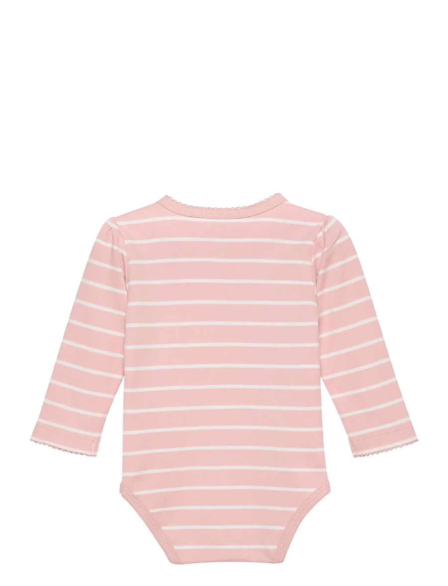 Fixoni - Body LS w. YD stripe - langärmelige bodys - misty rose - 1
