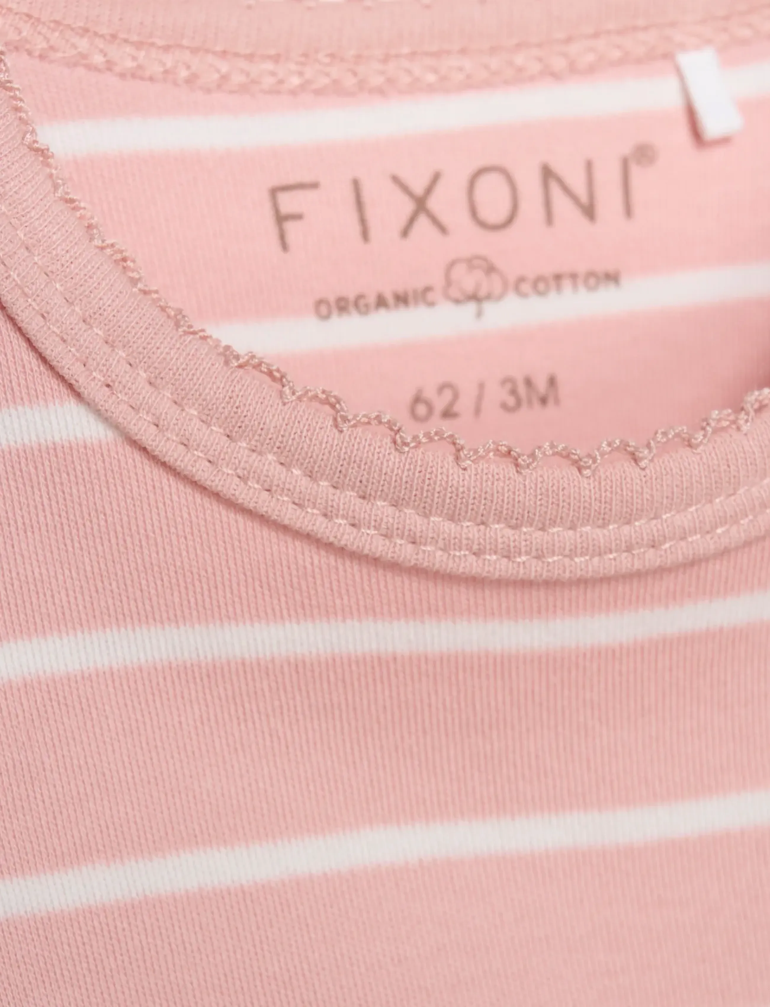 Fixoni - Body LS w. YD stripe - langärmelige bodys - misty rose - 2