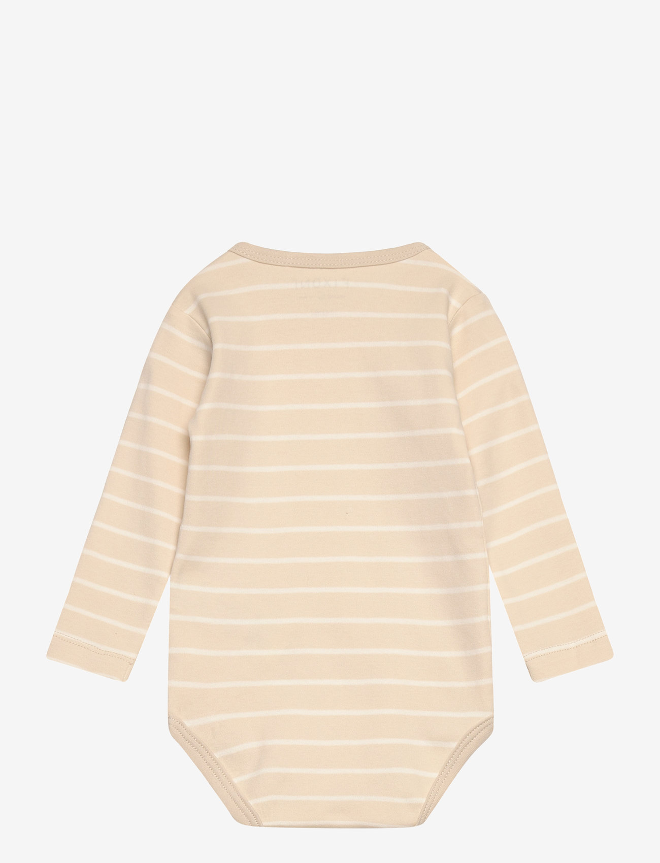 Fixoni - Body LS w. YD stripe - långärmade bodies - oatmeal - 1