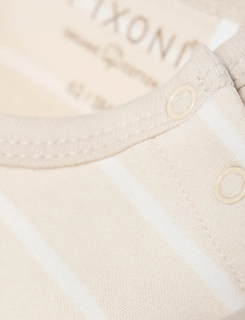 Fixoni - Body LS w. YD stripe - langärmelige bodys - oatmeal - 2