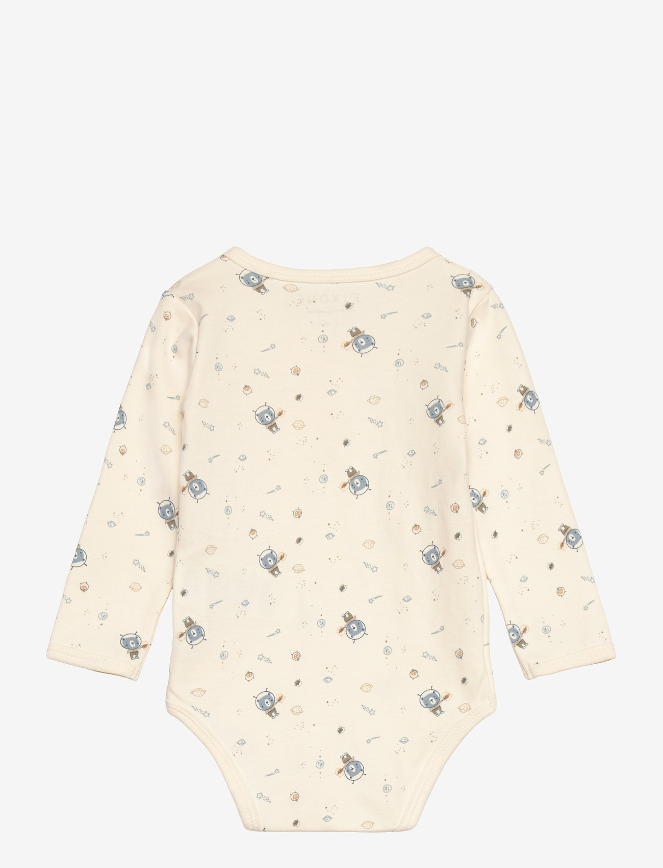 Fixoni - Wrap Body LS w.AOP - hõlmikbodi - ashley blue - 1