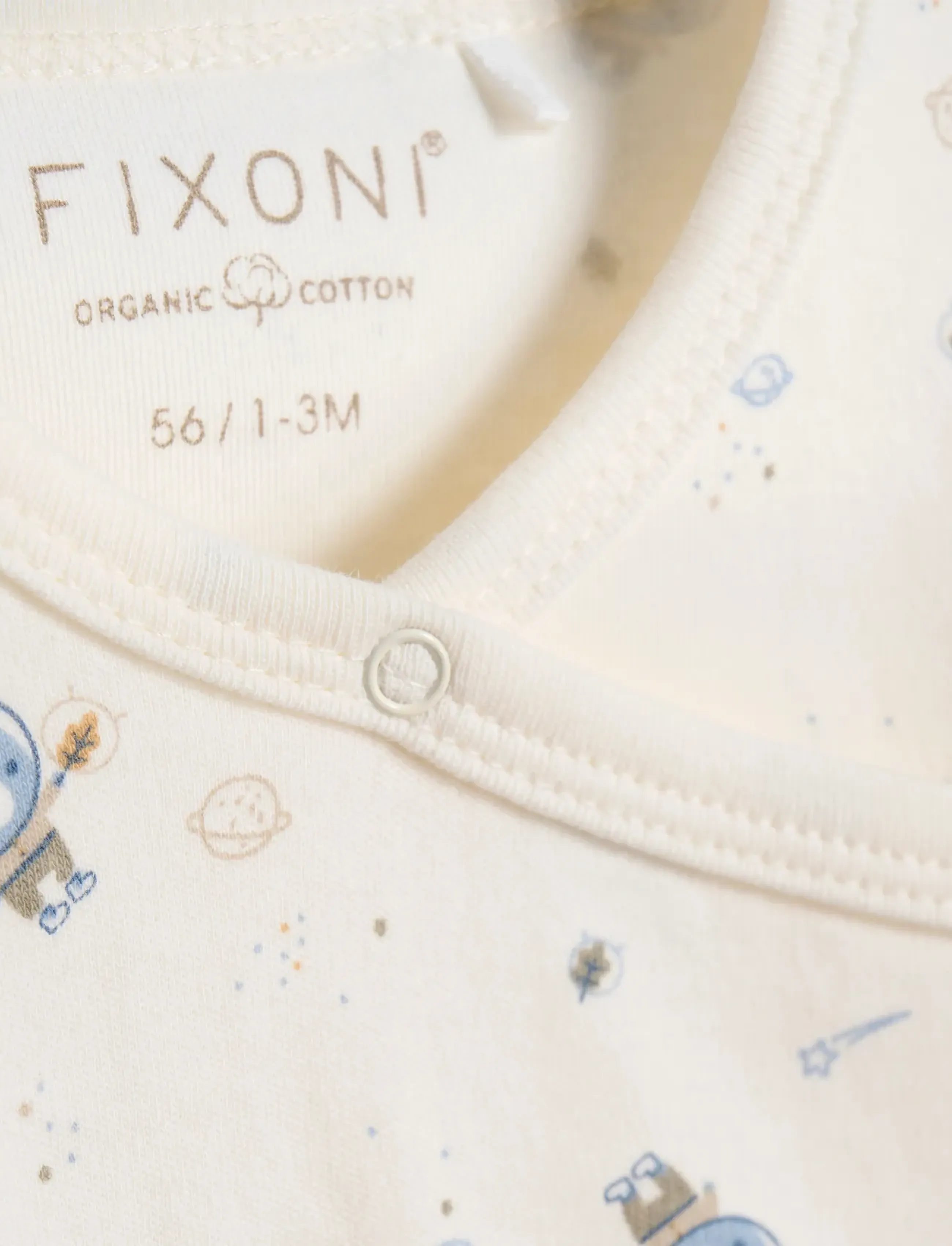 Fixoni - Wrap Body LS w.AOP - shoppa efter ålder - ashley blue - 2