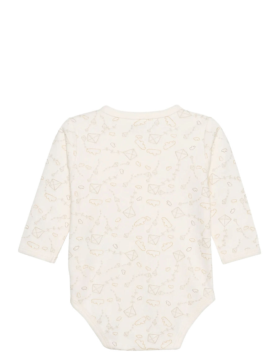 Fixoni - Wrap Body LS w.AOP - shoppa efter ålder - marshmallow - 1