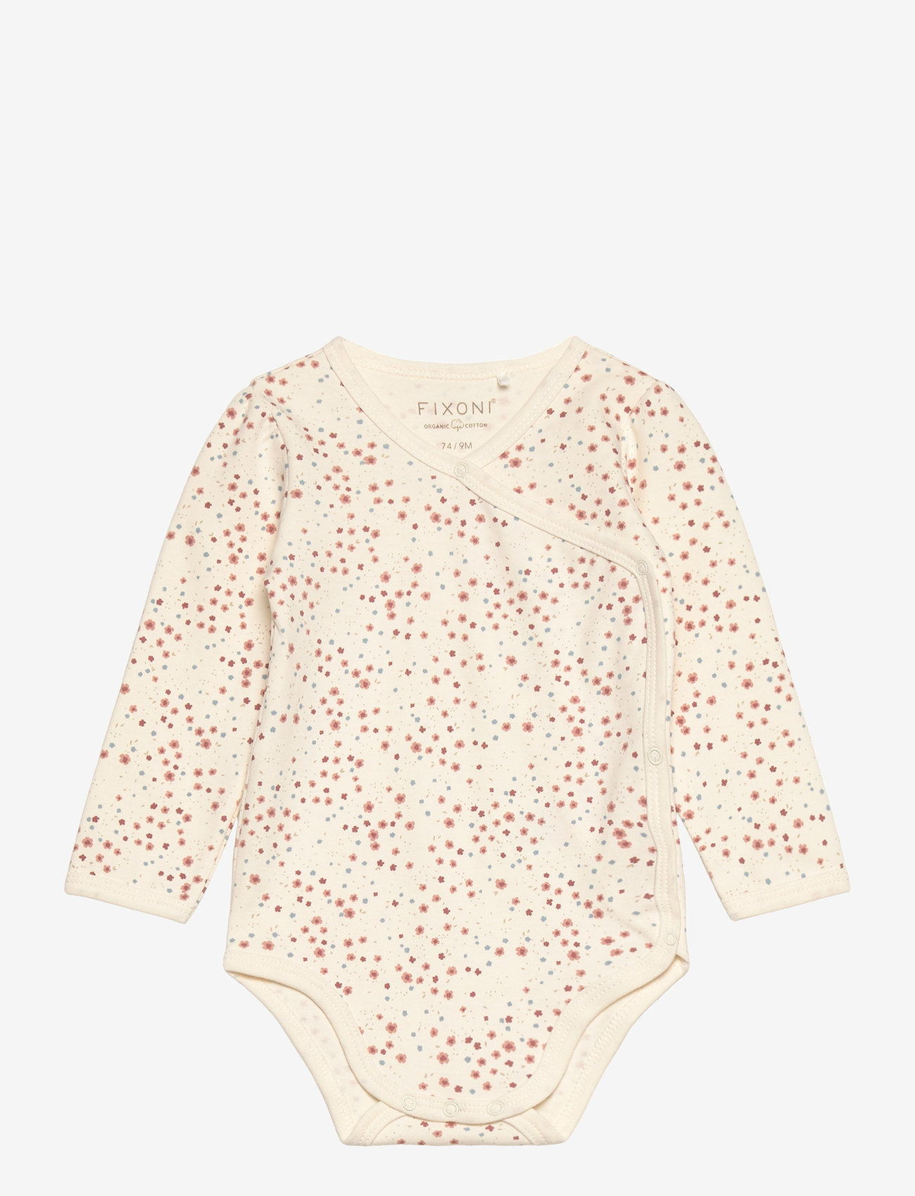 Fixoni - Wrap Body LS w.AOP - omlottbodies - misty rose - 0