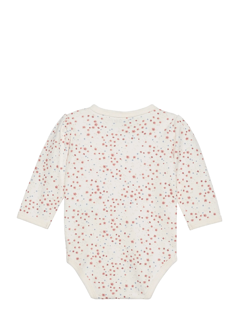 Fixoni - Wrap Body LS w.AOP - bundnar samfellur - misty rose - 1